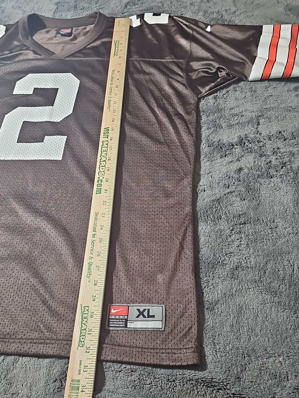 Vintage Tim Couch Cleveland Browns Nike Football Jersey Brown NFL Size XL - Picture 8 of 10